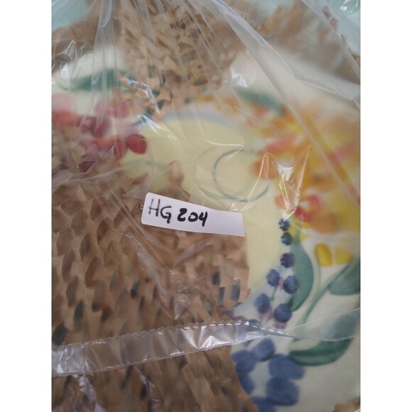 Set Of 2 Gail Pittman 7 1/2" Garden View Salad Dessert Plates Hand Painted 1999 - Picture 10 of 16